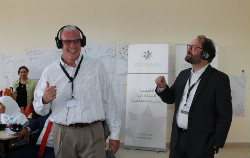 Photo: Superintendent Paul Freeman and Insight President Jason Culbertson. Photo: Superintendent Paul Freeman and Insight President Jason Culbertson.