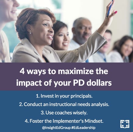 Return on Investment (ROI) on professional development (PD)